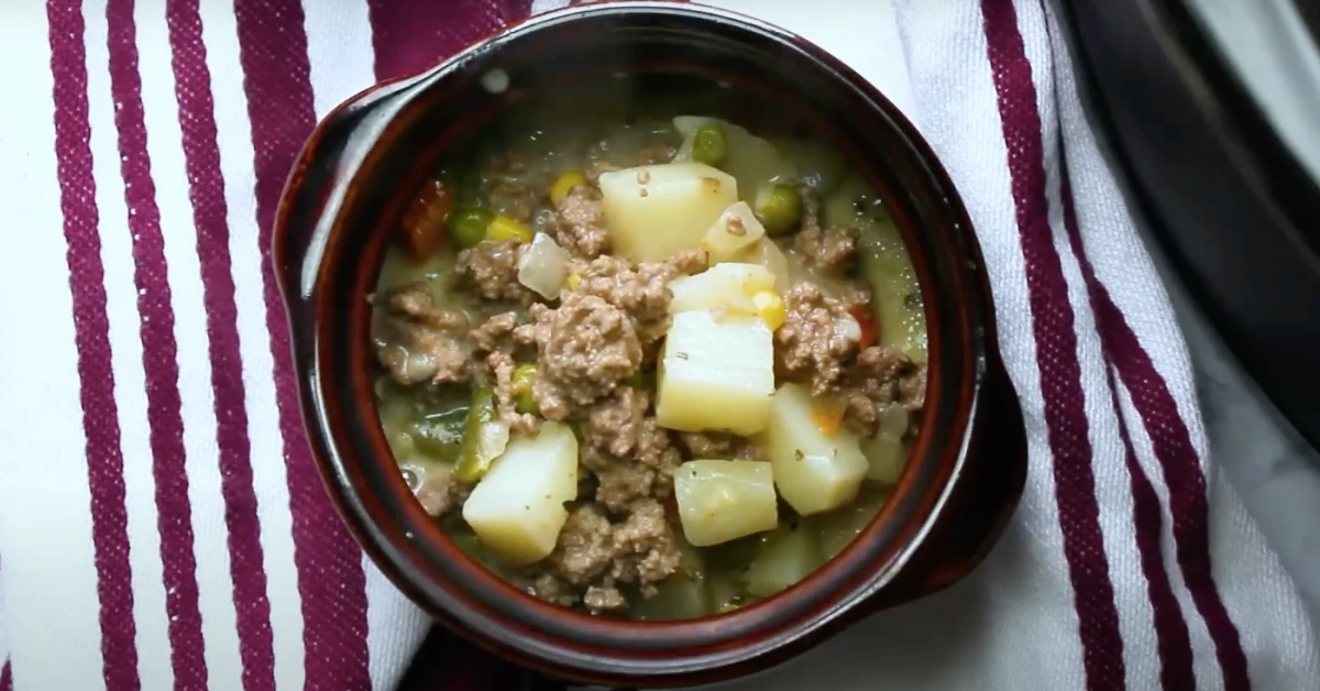 Hamburger Potato soup recipe